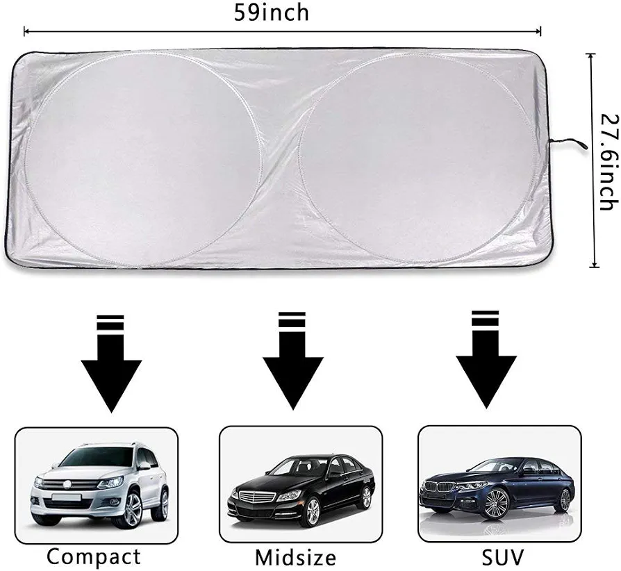 غطاء السيارة الواقي من الشمس – طقم 6 قطع